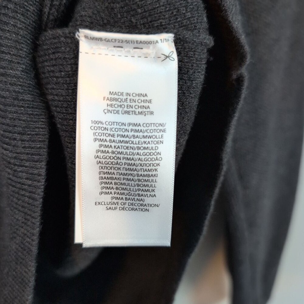 Polo Ralph Lauren Pullover Sweater. Gray. Size XL. Old Money Heritage Normalcore - Picture 5 of 9